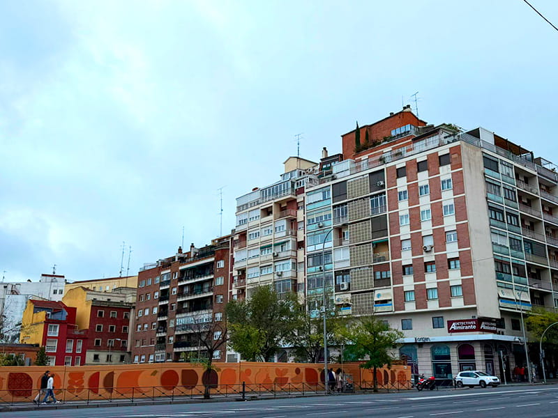 Жилая застройка в районе Salamanca в Мадриде