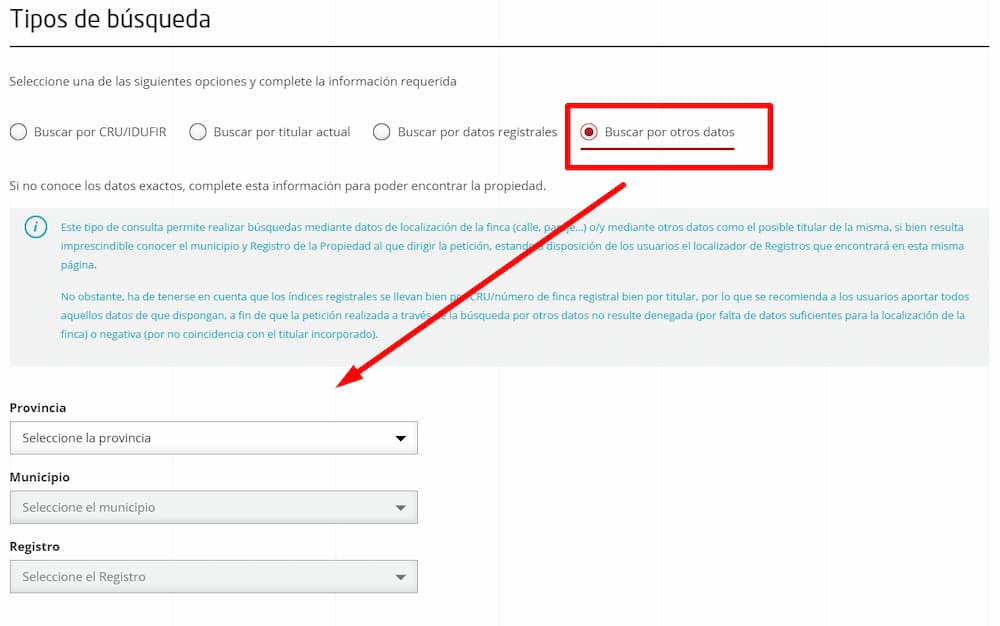 Запрос Nota Simple по адресу недвижимости