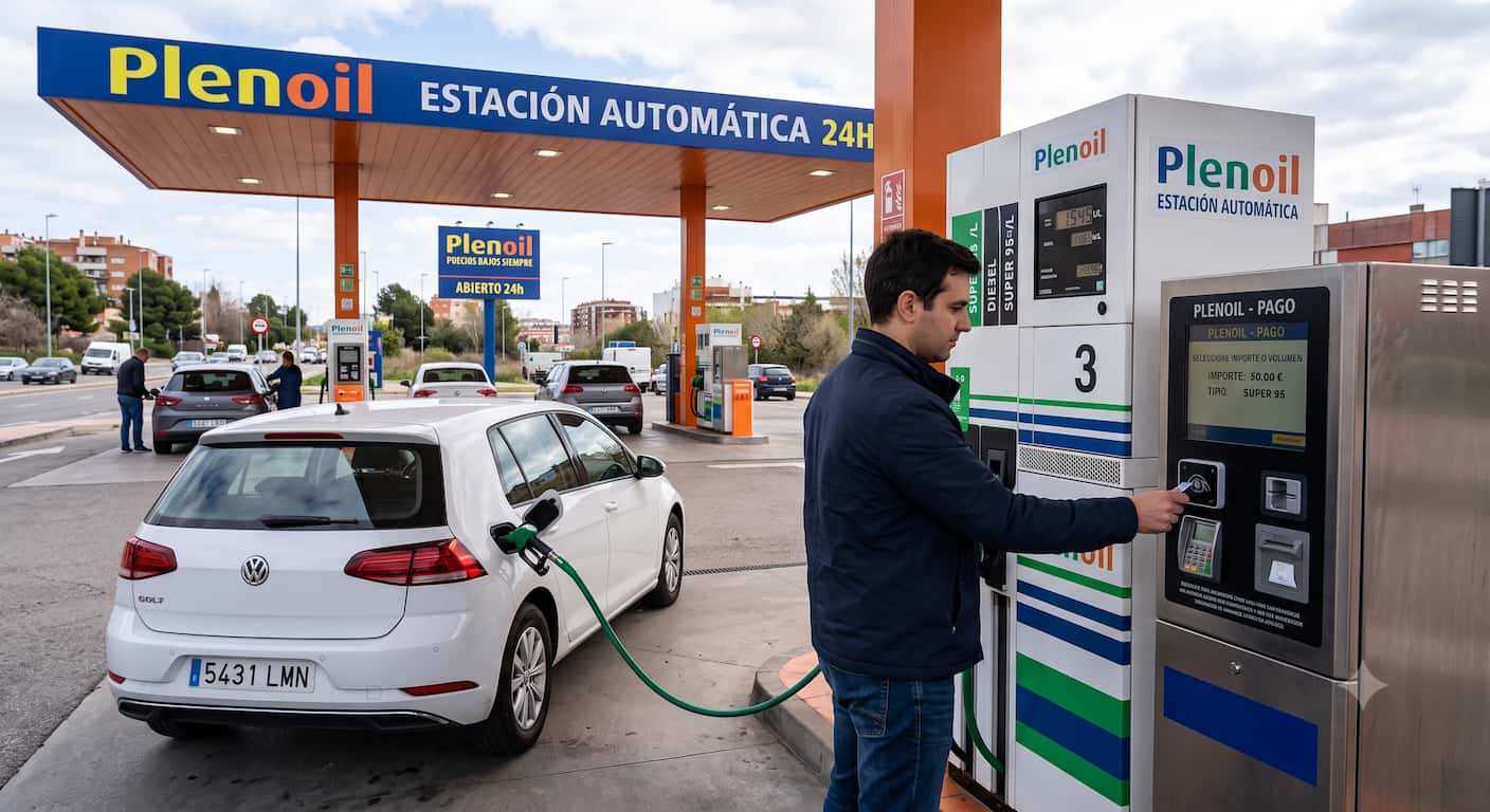Автоматическая заправка АЗС в Испании без оператора